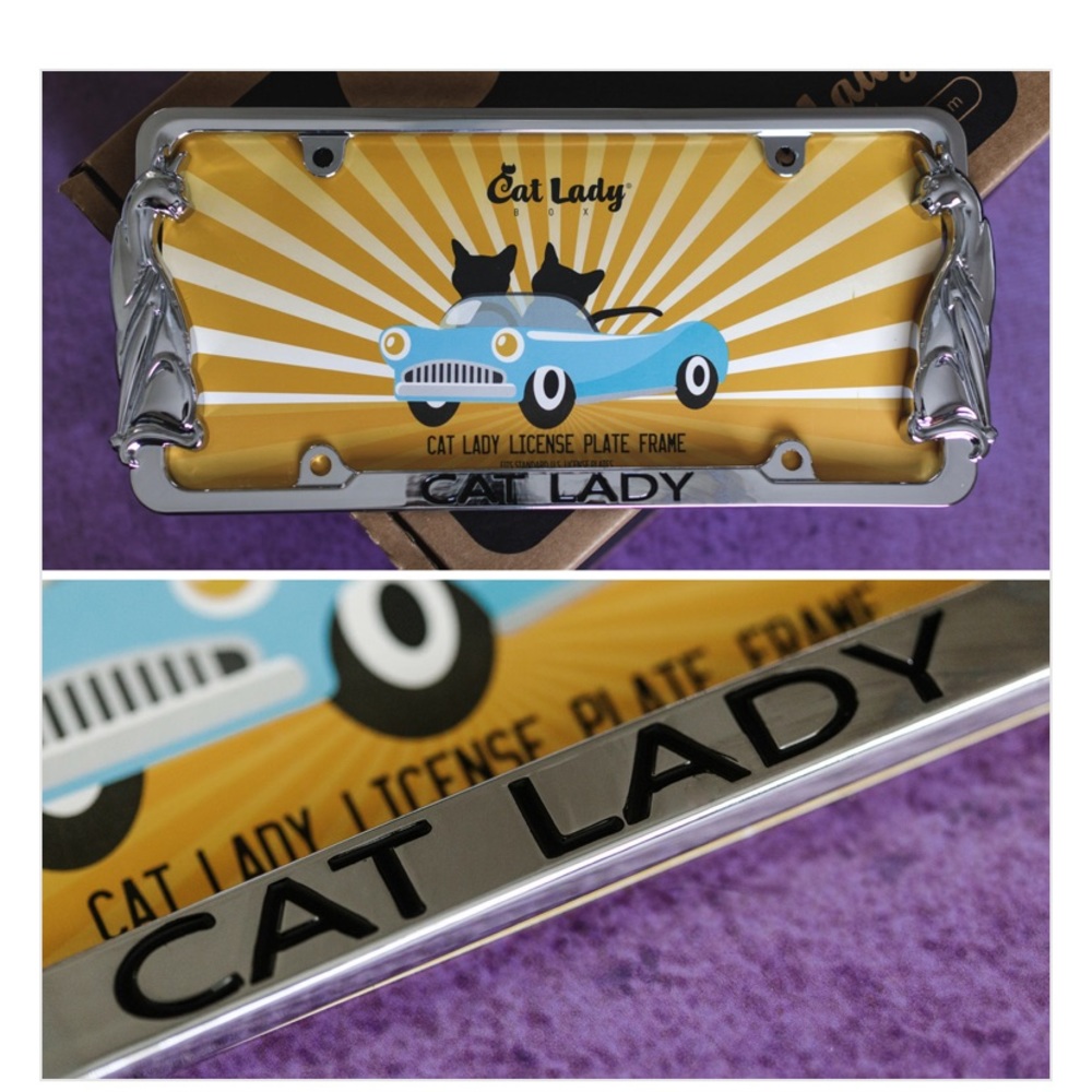 CatLady license plate